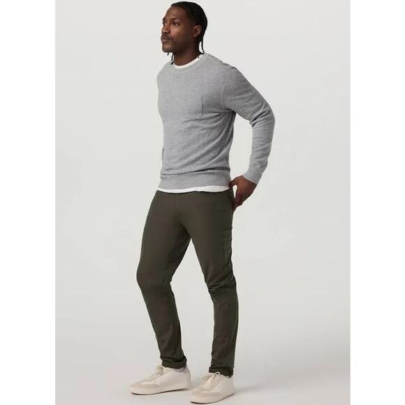 Vuori Meta Pant Athletic Slim Fit Pants Dark Oregano Men’s 28 x 31 Golf Outdoors - Picture 4 of 15